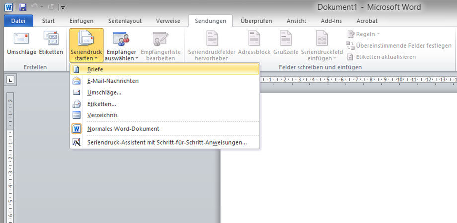 Formletter2pdf Makro Microsoft Word Serienbriefe In Einzelne Dateien Speichern